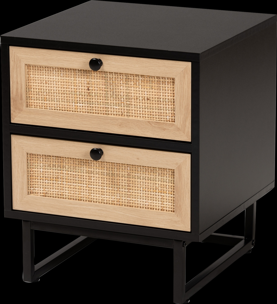 Blesch Black Nightstand - Thumbnail - Image 1