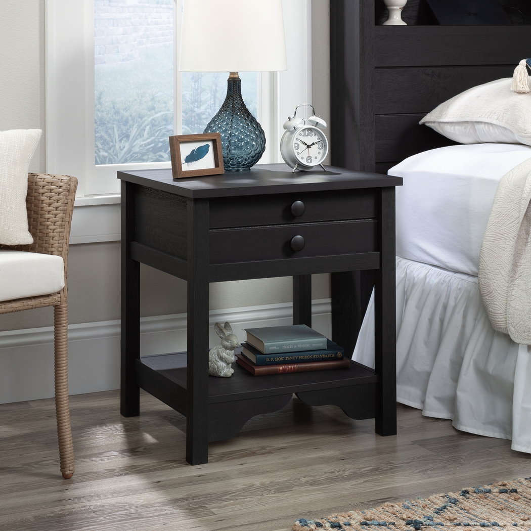 Blighton Black Nightstand - Thumbnail - Image 2