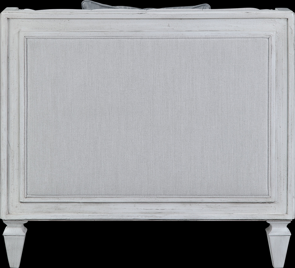 Blinn Light Gray Accent Chair with Pillow - Thumbnail - Image 5