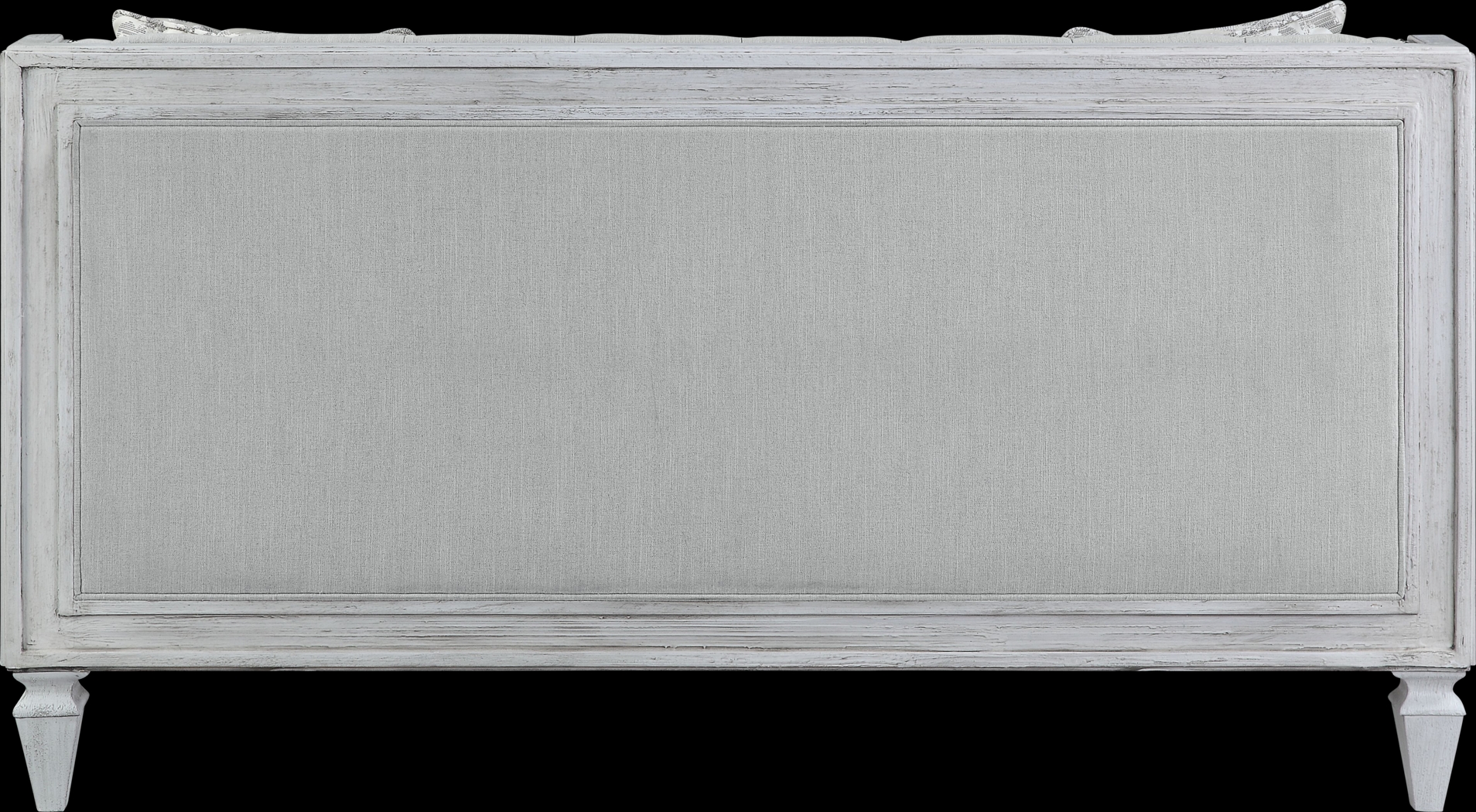 Blinn Light Gray Loveseat with Two Pillows - Thumbnail - Image 5