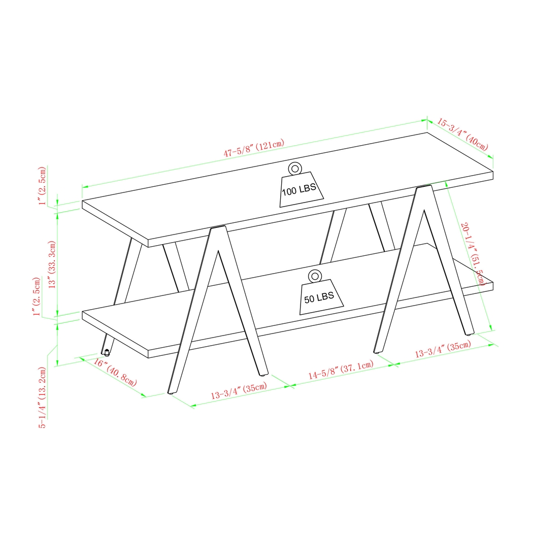 Blissfield Brown 48 in. Console - Thumbnail - Image 6