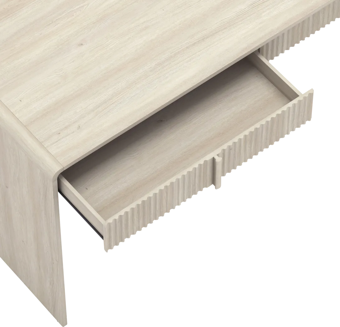 Bliwu Washed White Writing Desk - Thumbnail - Image 5