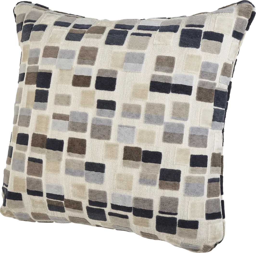 Blocks Indigo Pillow, Set of Two - Thumbnail - Image 2