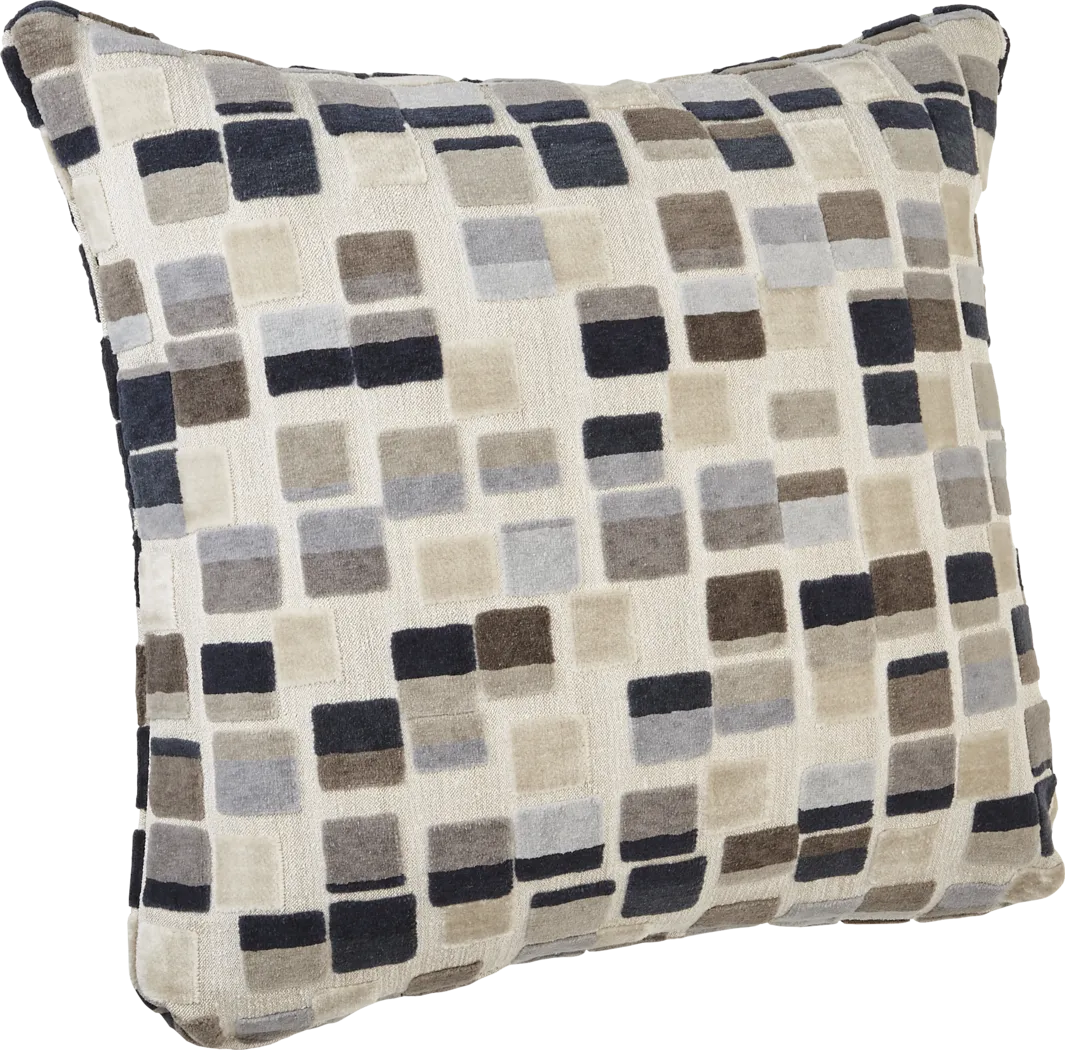 Blocks Indigo Pillow, Set of Two - Thumbnail - Image 3