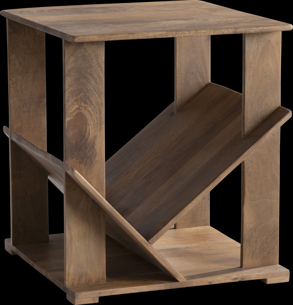 Blocksom Brown Accent Table - Thumbnail - Image 2