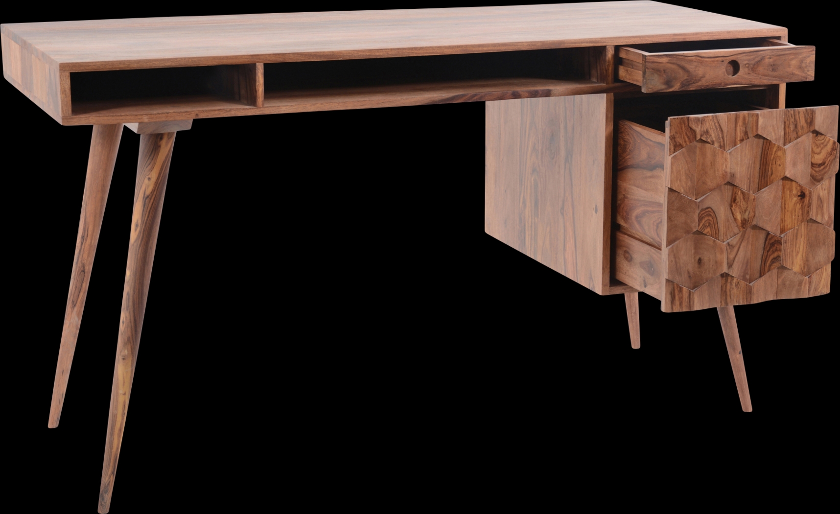 Bloomberry Brown Desk - Thumbnail - Image 2