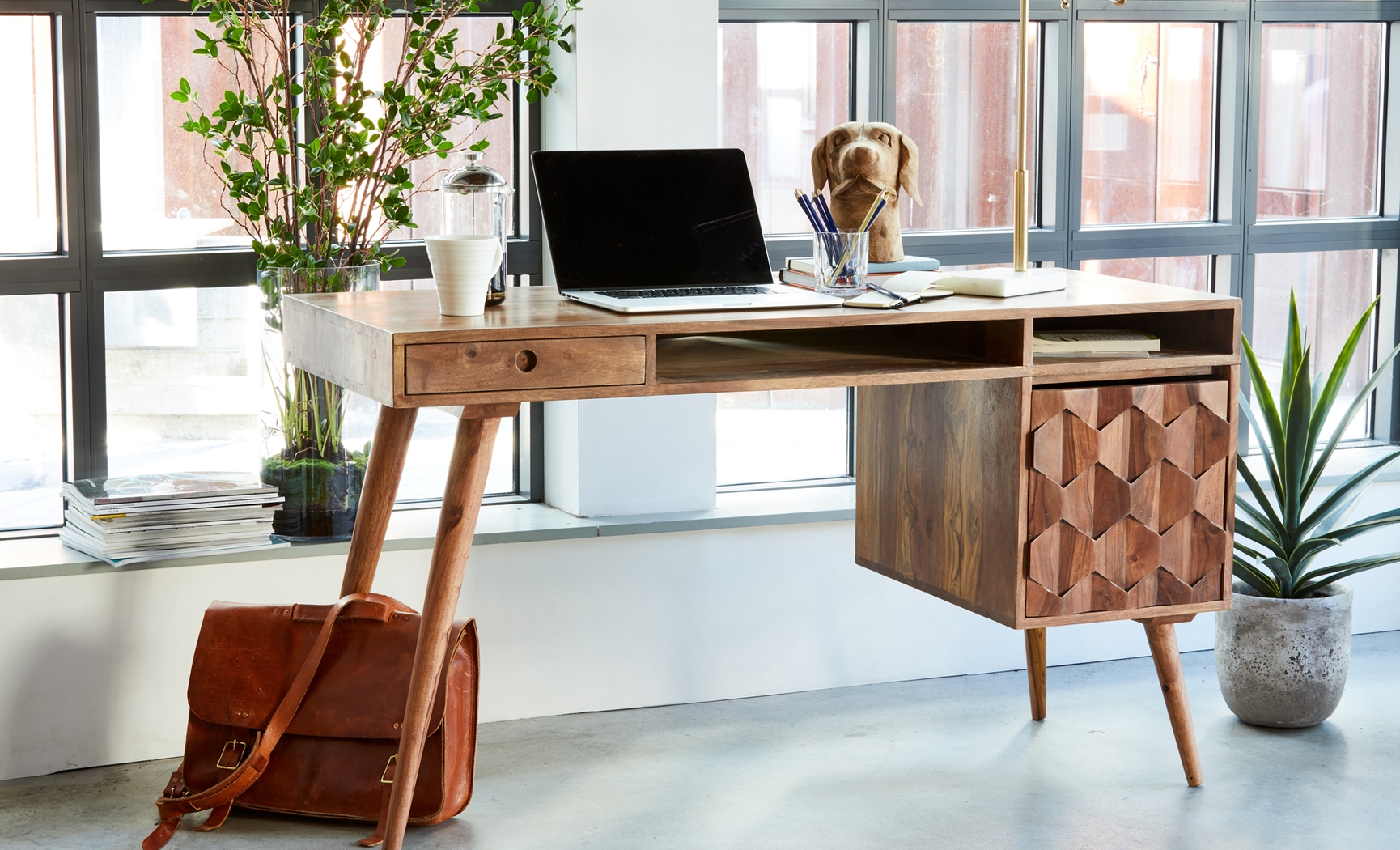 Bloomberry Brown Desk - Thumbnail - Image 9