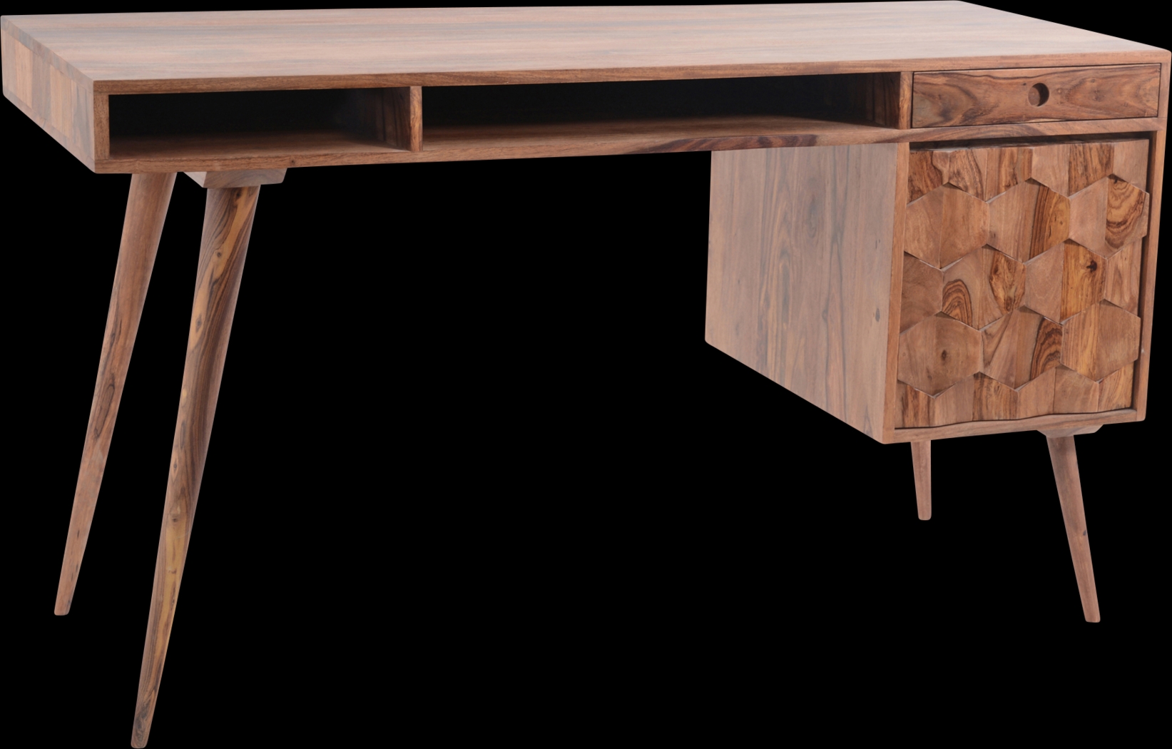 Bloomberry Brown Desk - Thumbnail - Image 1