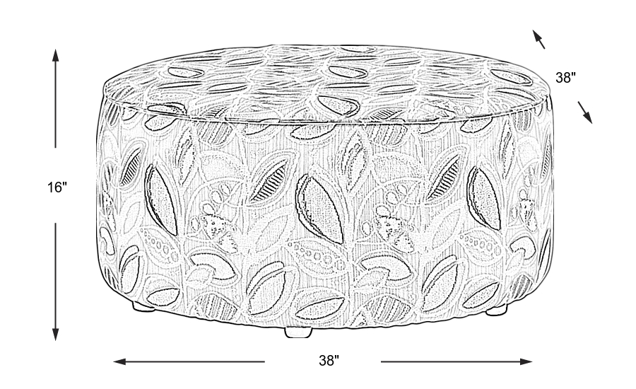Dimension Image. Please refer to the Dimension Tab on this page for dimension details.