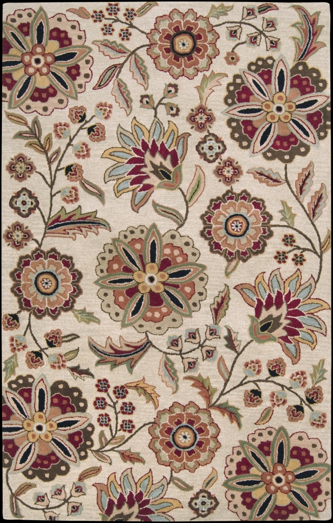 Blooming Ivory 5 x 8 Rug - Thumbnail - Image 1