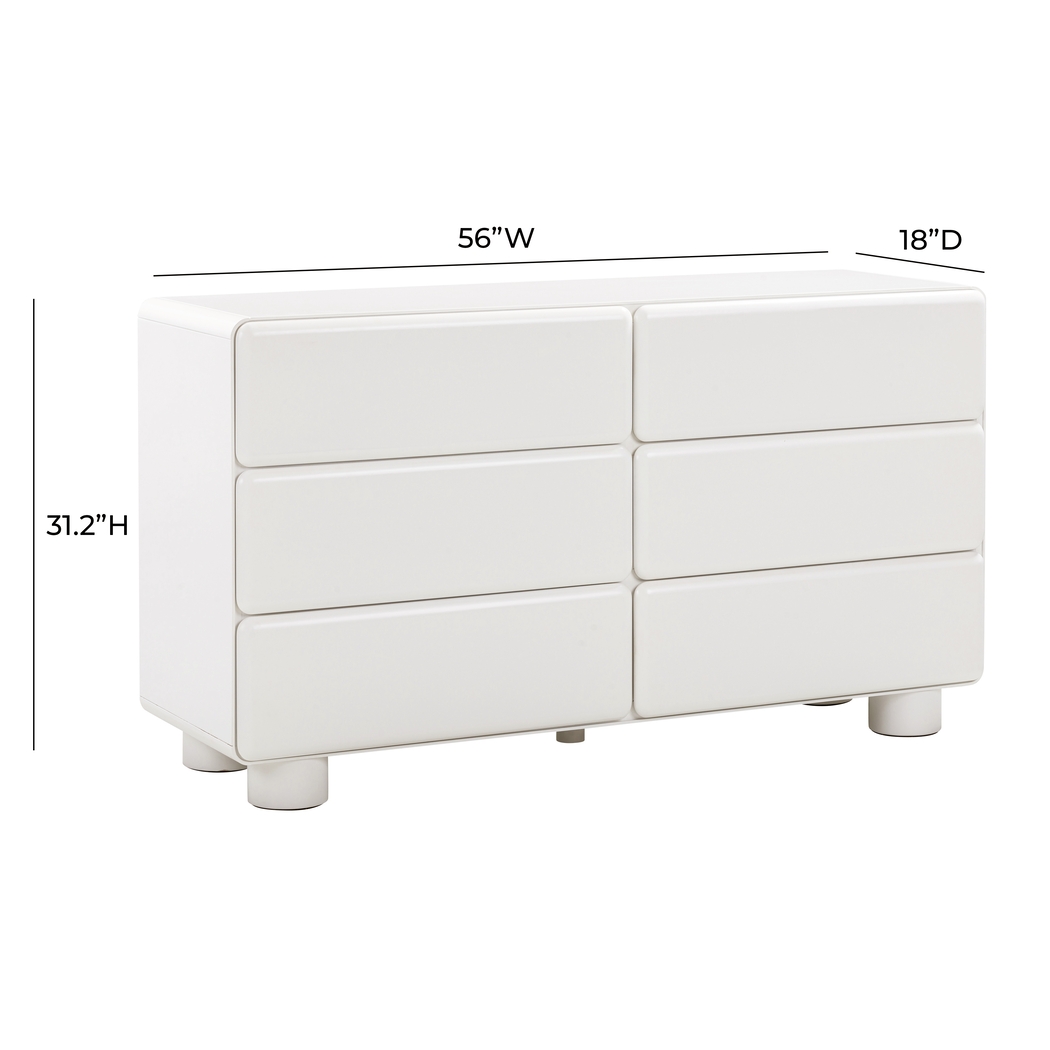 Bloomingrove White Dresser - Thumbnail - Image 6
