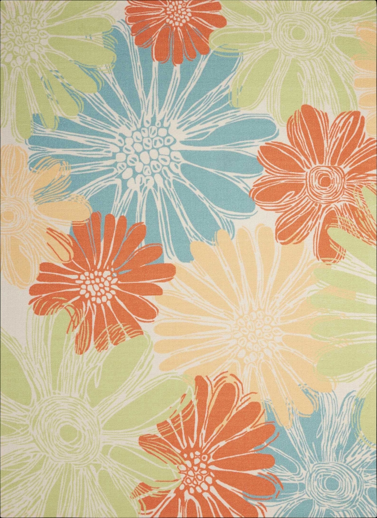 Bloomwood Multi 8' x 11' Indoor/Outdoor Rug - Thumbnail - Image 1