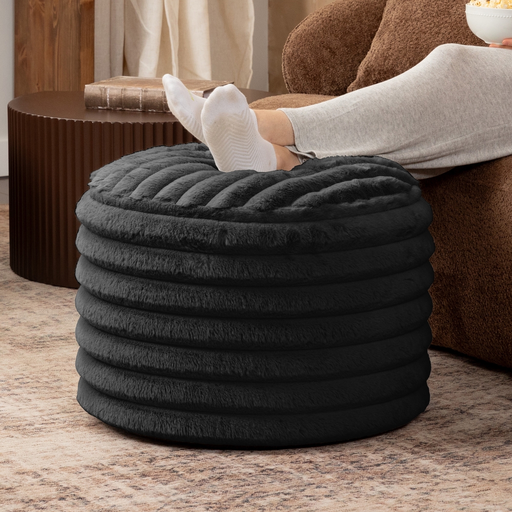 Blossi Black Pouf - Thumbnail - Image 3