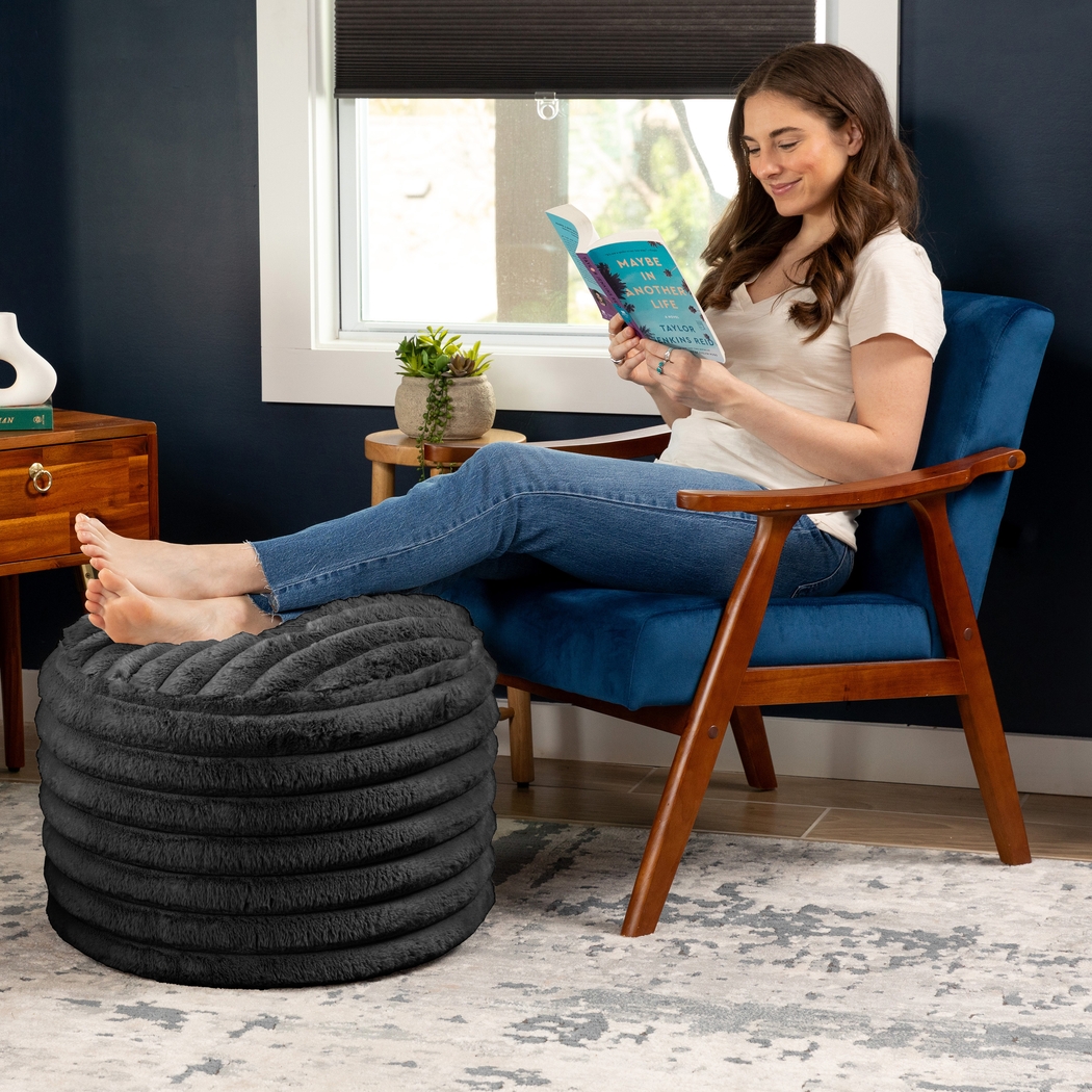 Blossi Black Pouf - Thumbnail - Image 6