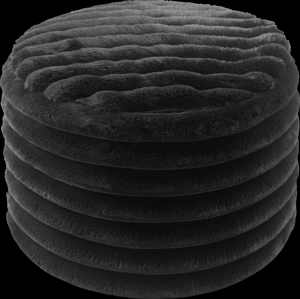 Blossi Black Pouf - Thumbnail - Image 1