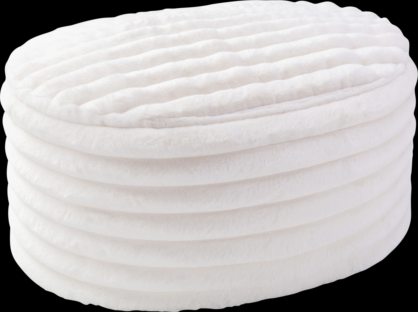 Blossi Ivory Large Pouf - Thumbnail - Image 1
