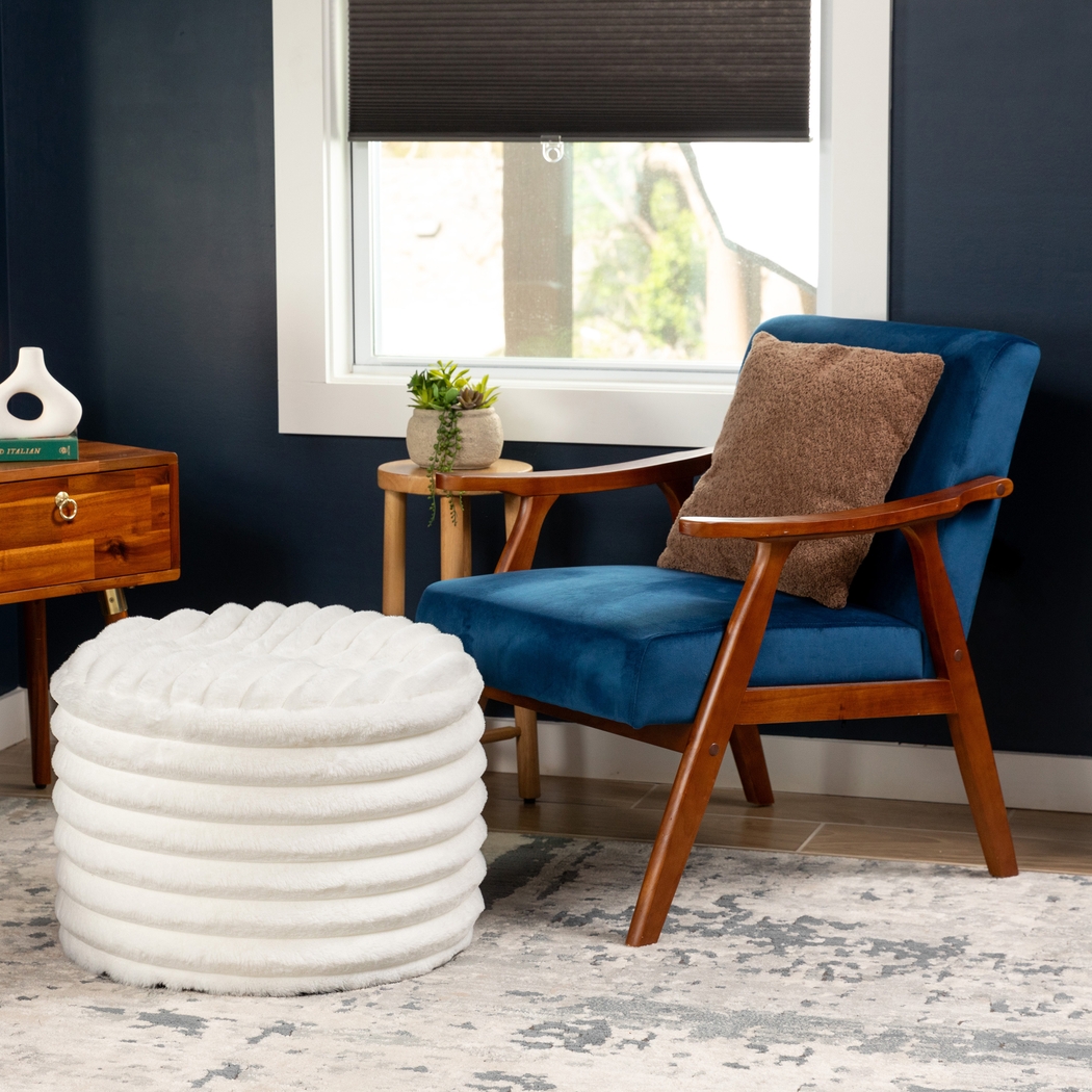 Blossi Ivory Pouf - Thumbnail - Image 2