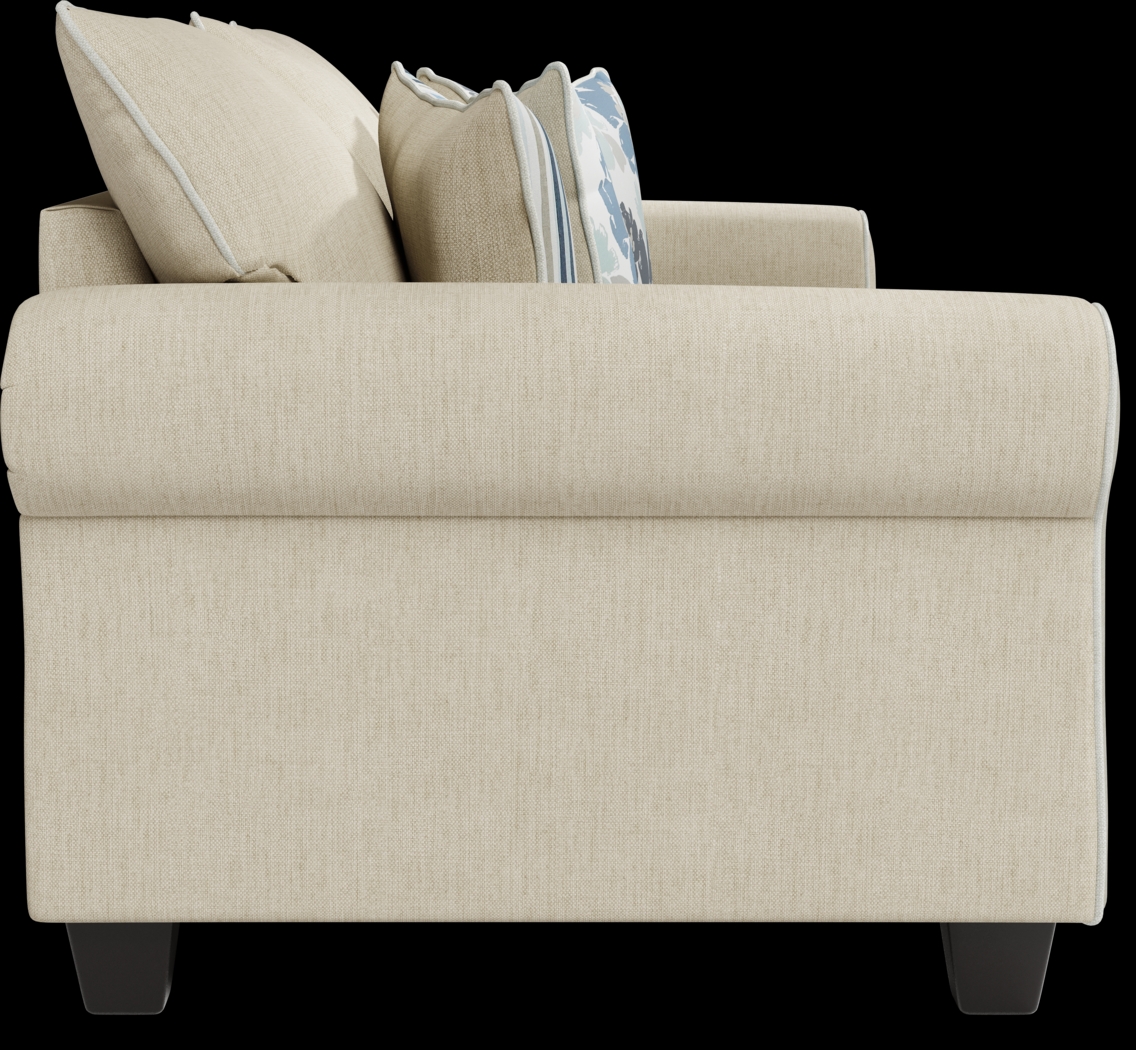 Blossom Fields Beige Sofa - Thumbnail - Image 3