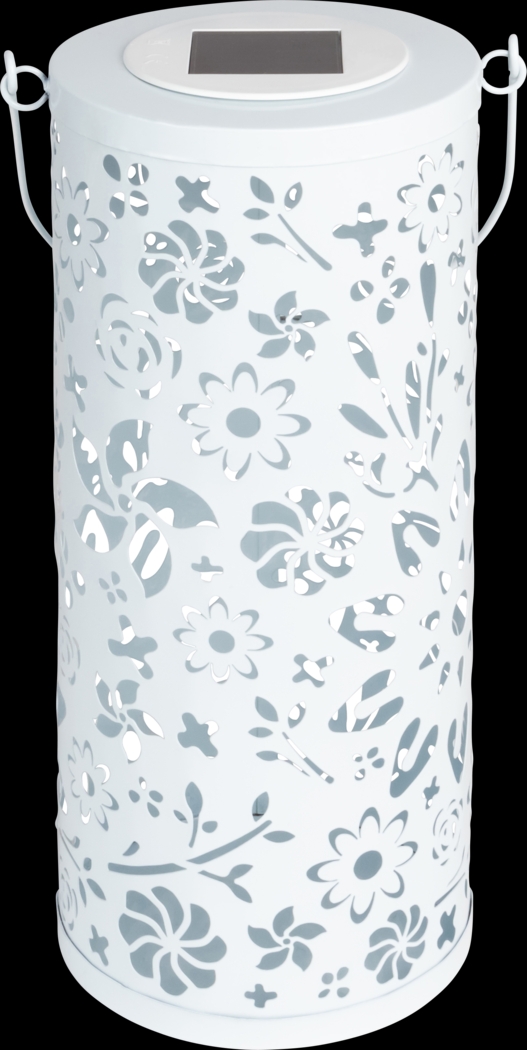 Blossom Hill White Outdoor Solar Lantern - Thumbnail - Image 1
