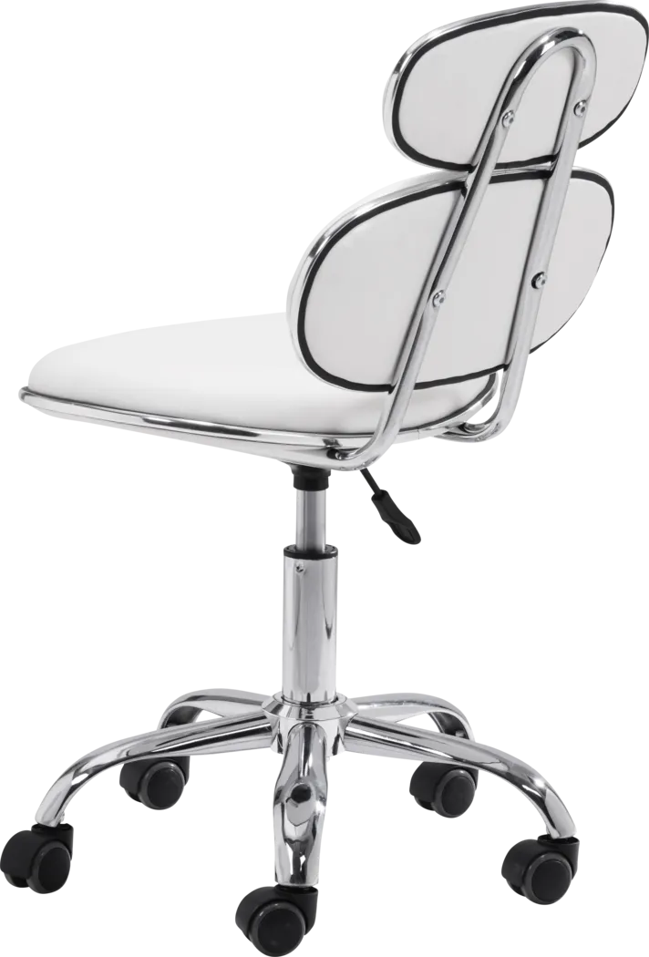 Blossomia White Office Chair - Thumbnail - Image 5