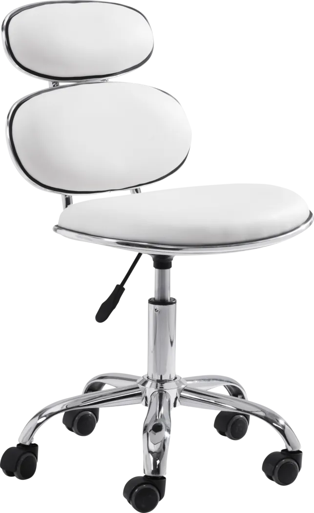 Blossomia White Office Chair - Thumbnail - Image 1