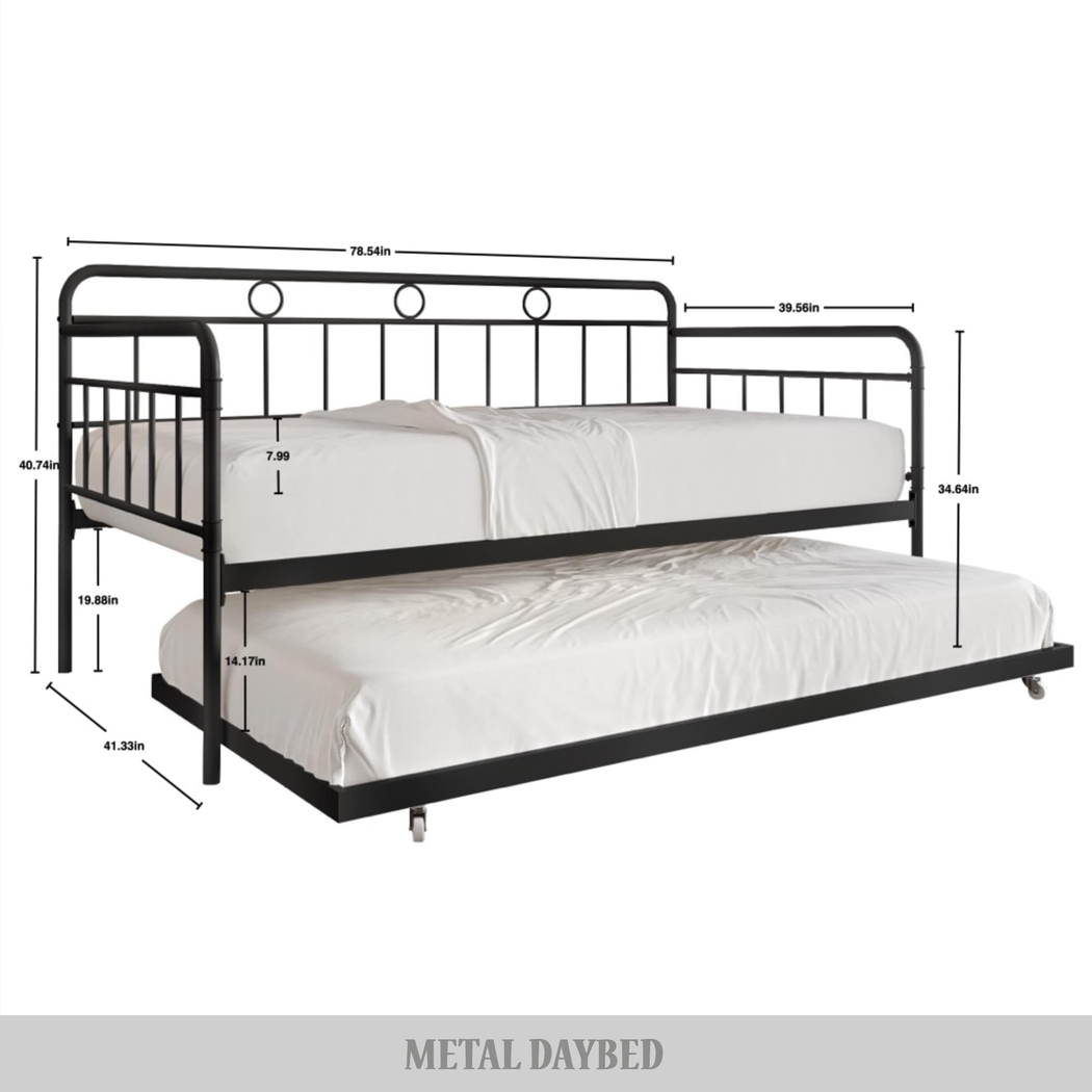 Blossomotors Black Daybed - Thumbnail - Image 5