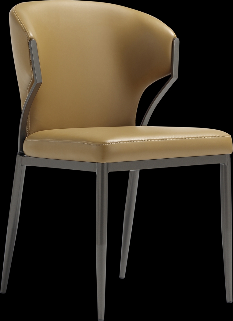 Blossompoint Camel Brown Dining Chair, Set of 2 - Thumbnail - Image 3