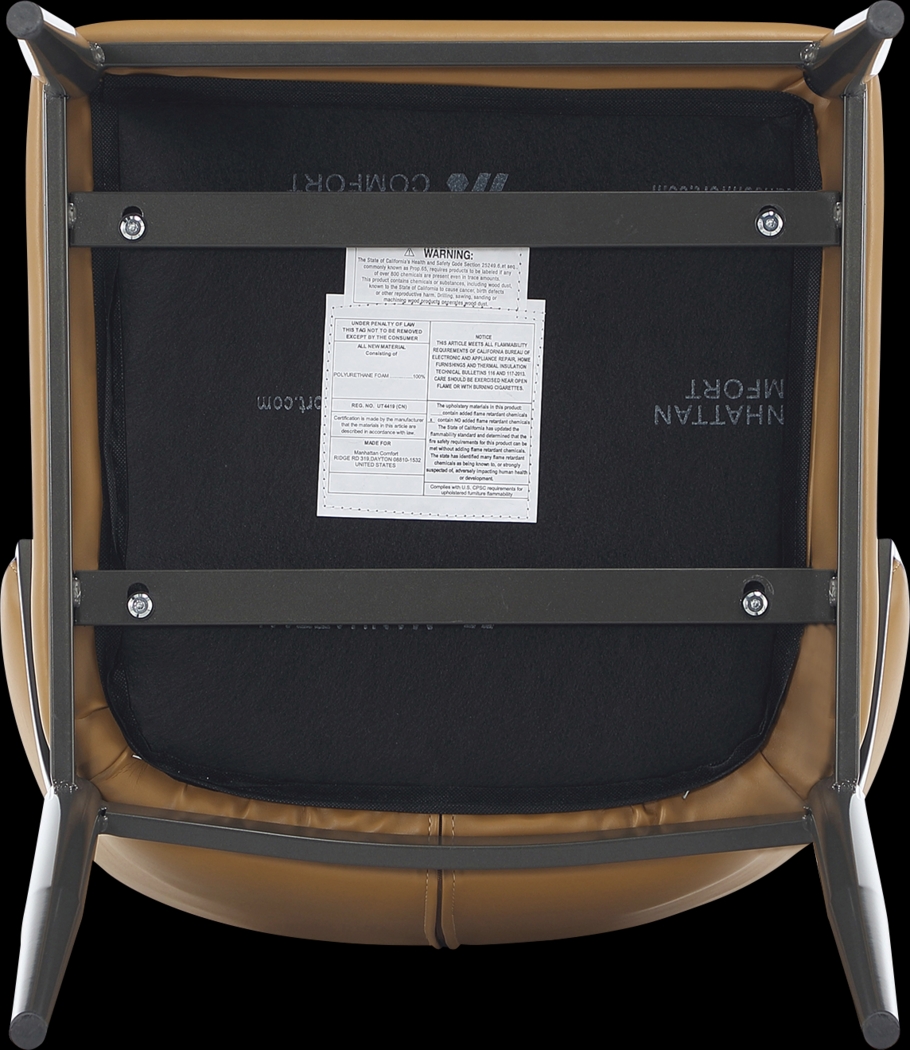 Blossompoint Camel Brown Dining Chair, Set of 2 - Thumbnail - Image 5