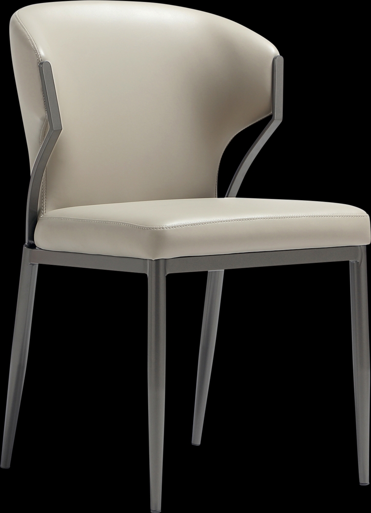 Blossompoint Light Gray Dining Chair, Set of 2 - Thumbnail - Image 7