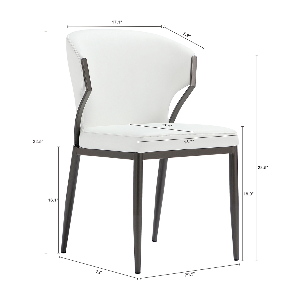 Blossompoint White Dining Chair, Set of 2 - Thumbnail - Image 8