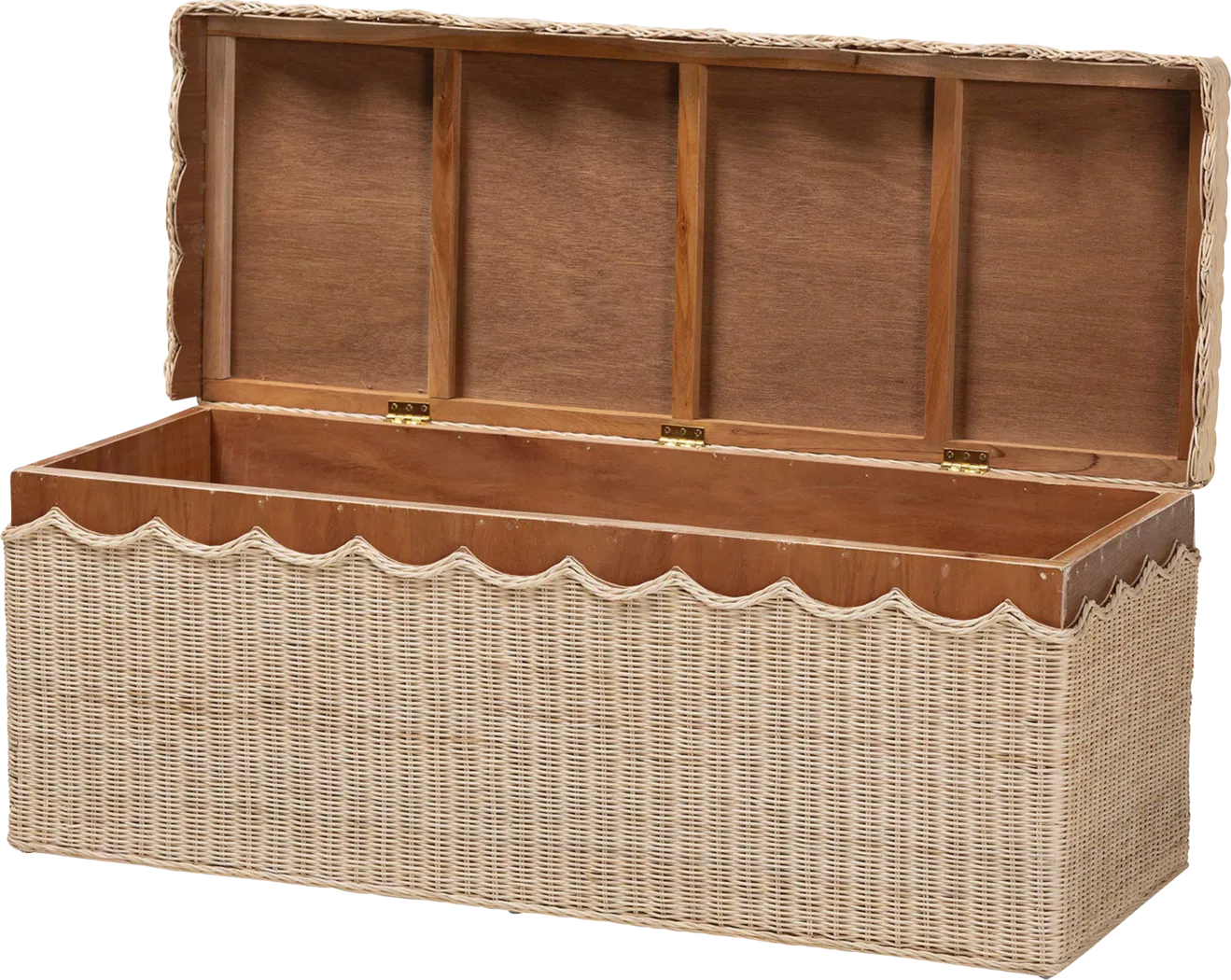 Blossomtales Brown Storage Bench - Thumbnail - Image 7