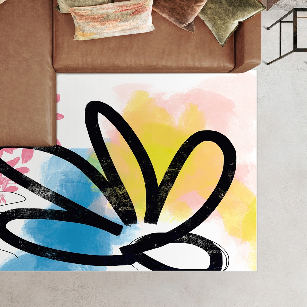 Blossomvale Pink 7'7 x 10'5 Rug - Thumbnail - Image 3