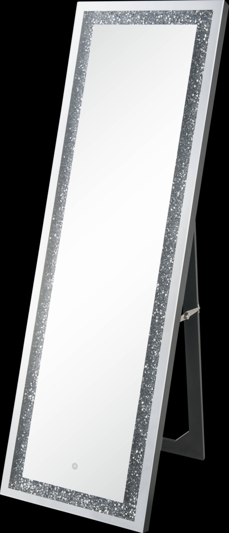 Blossomwood Silver Floor Mirror - Thumbnail - Image 1