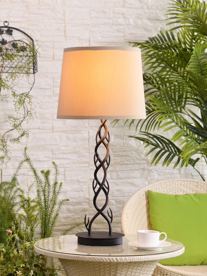 Blounts Creek Brown Outdoor Table  Lamp - Thumbnail - Image 2