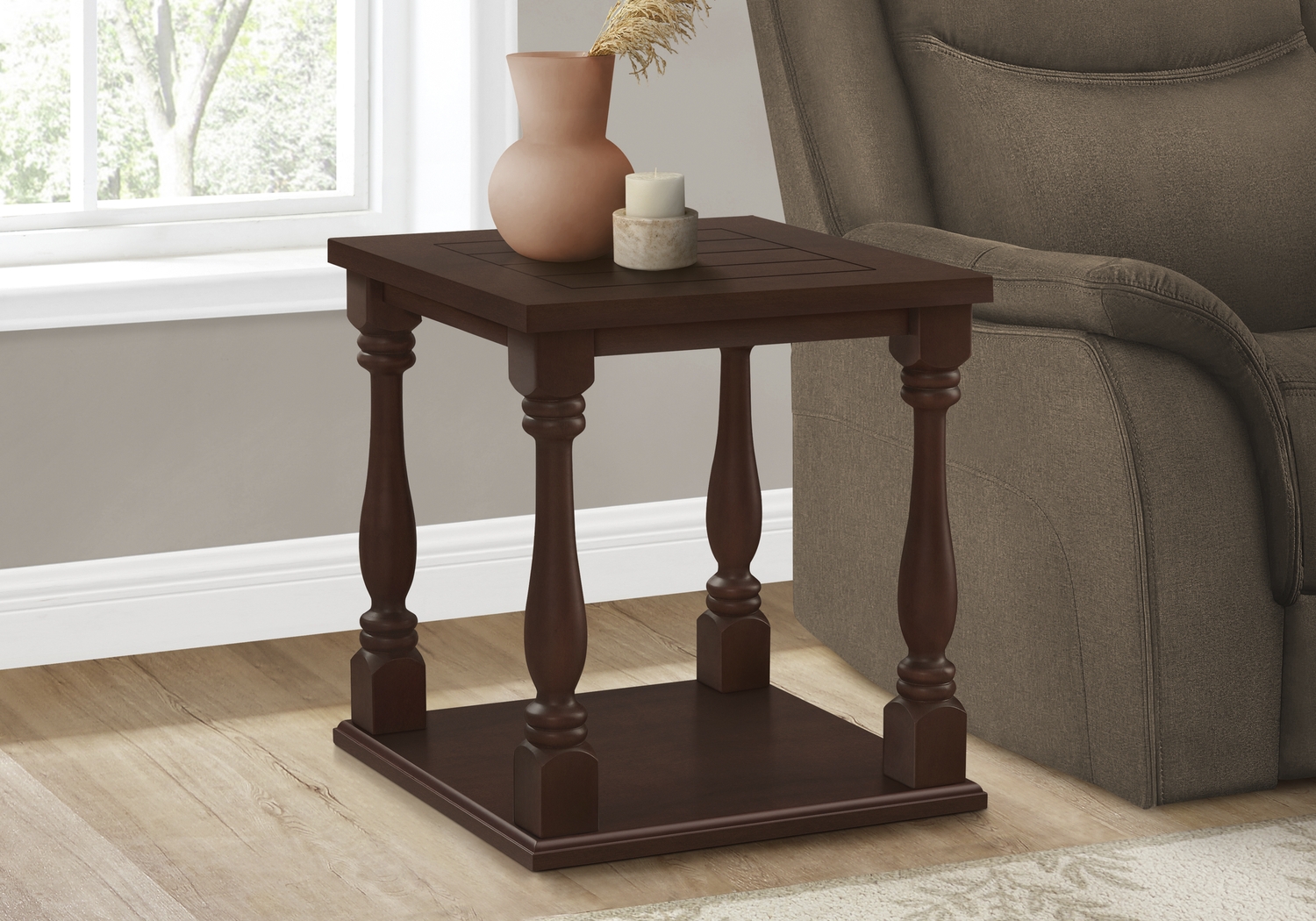Bloxham Espresso Accent Table - Thumbnail - Image 2
