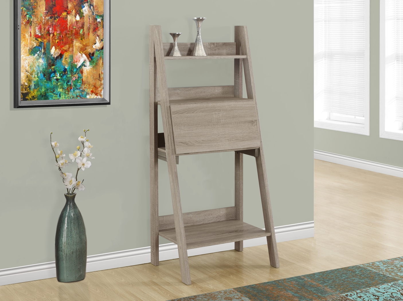 Bluebon Taupe Desk - Thumbnail - Image 2