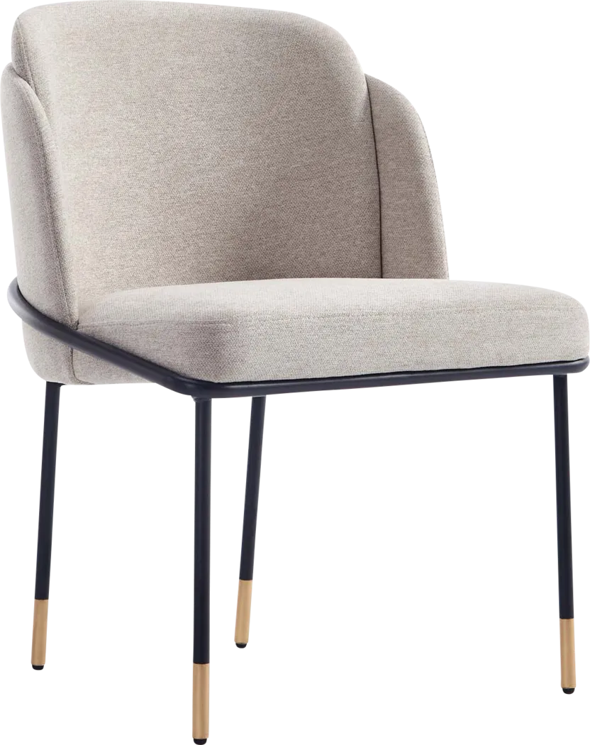 Bluebonnett Black and Beige 7 Pc Dining Table Set - Thumbnail - Image 14