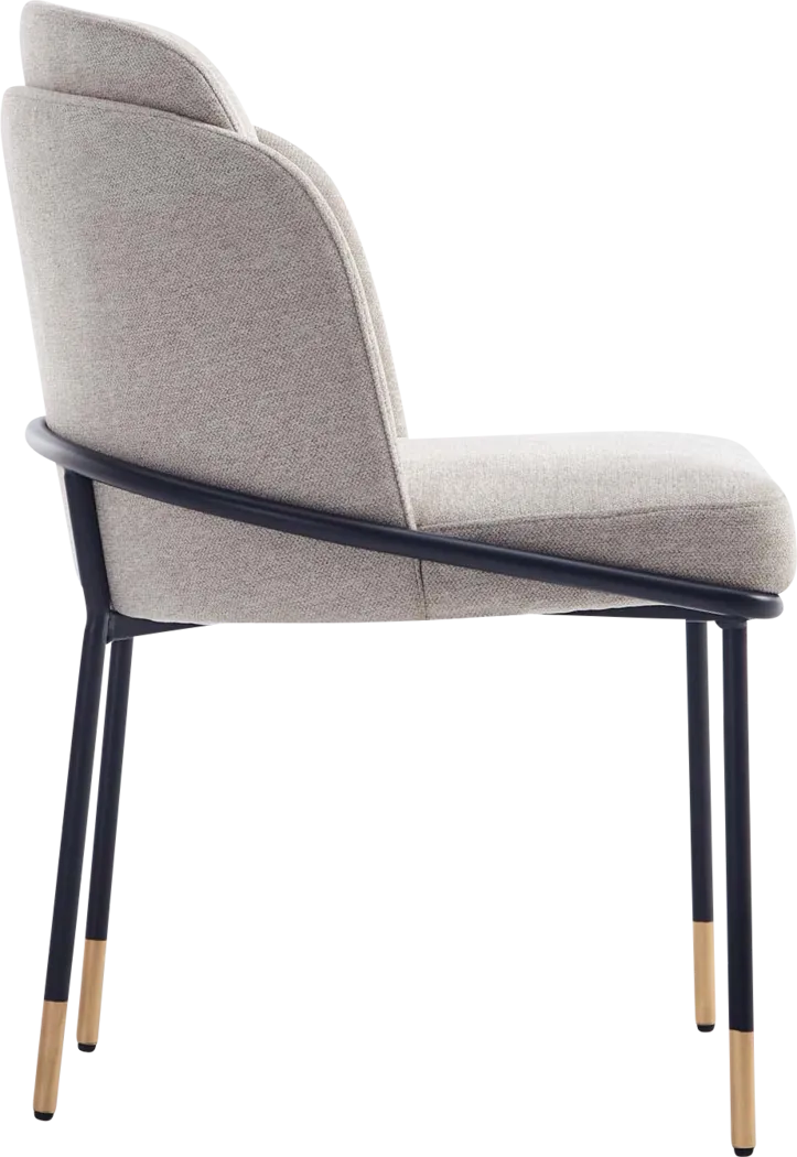 Bluebonnett Black and Beige 7 Pc Dining Table Set - Thumbnail - Image 16