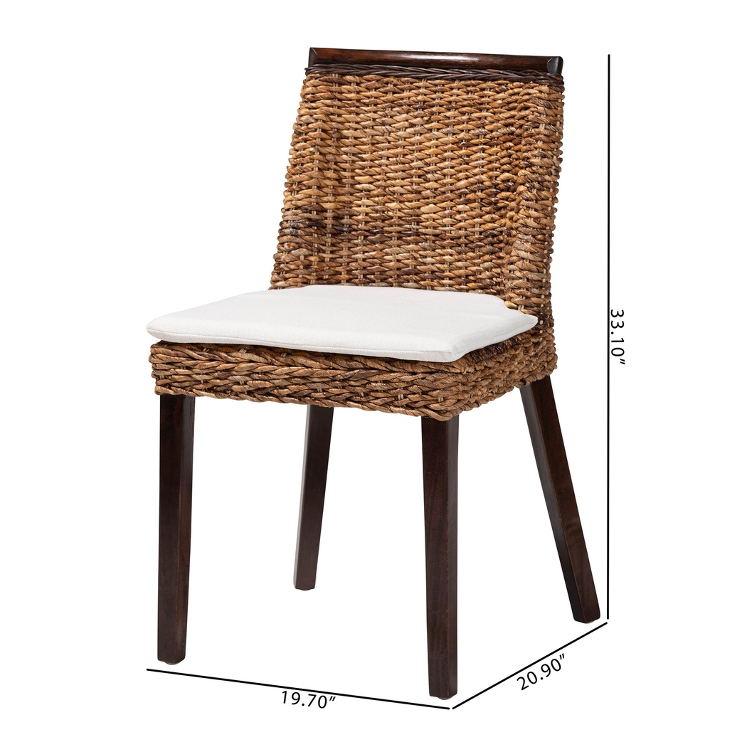 Bluefishen Brown Dining Chair - Thumbnail - Image 3