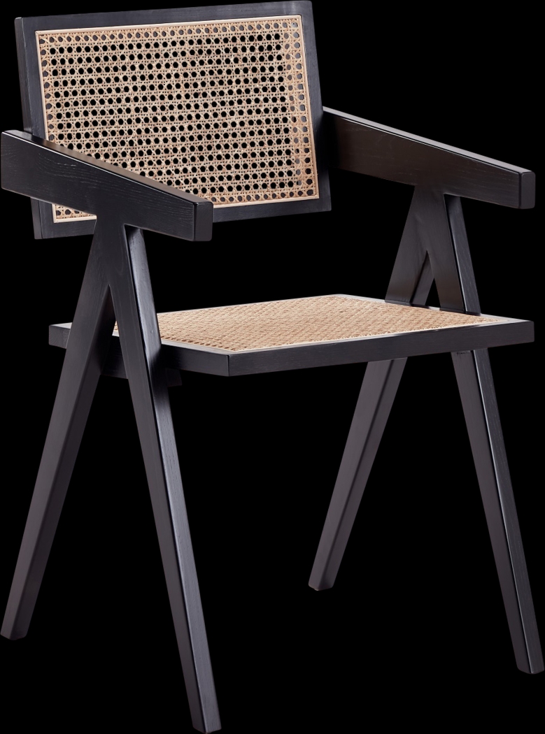 Bluesunny Black Arm Chair - Thumbnail - Image 1