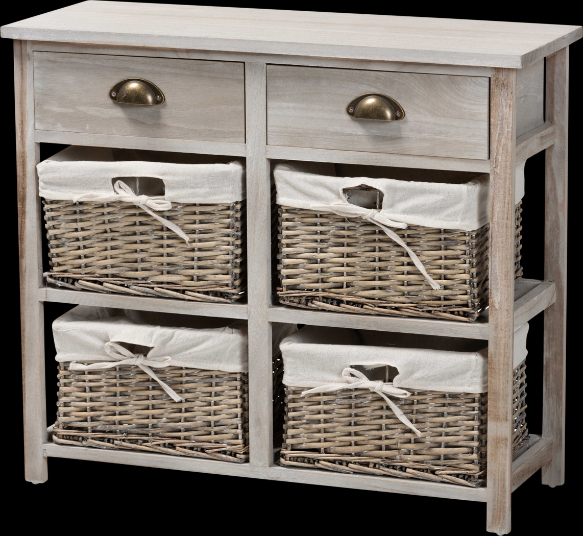 Bluffdale Gray Storage Cabinet - Thumbnail - Image 1