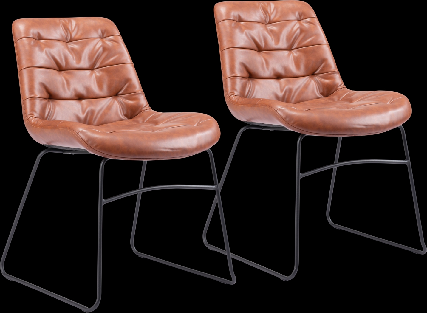 Bluffside Brown Dining Chair, Set of 2 - Thumbnail - Image 1