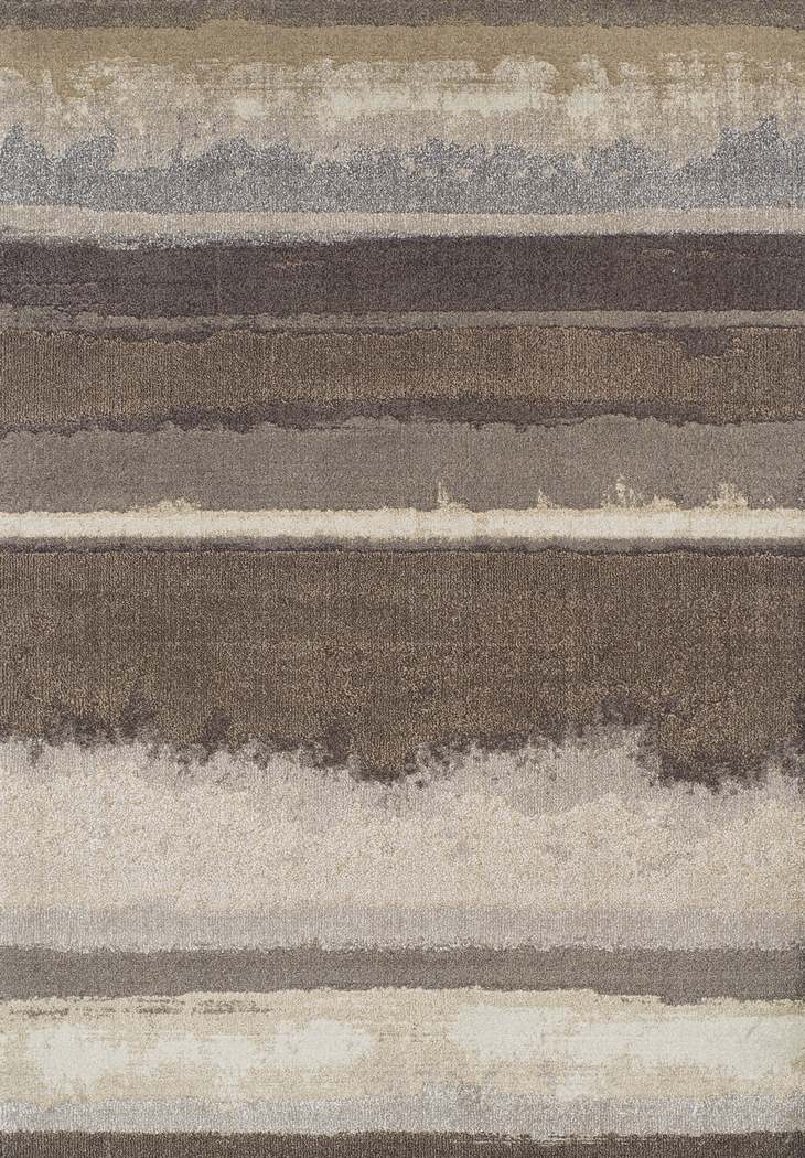 Blurred Waze Beige 7'10 x 10'7 Rug - Thumbnail - Image 1