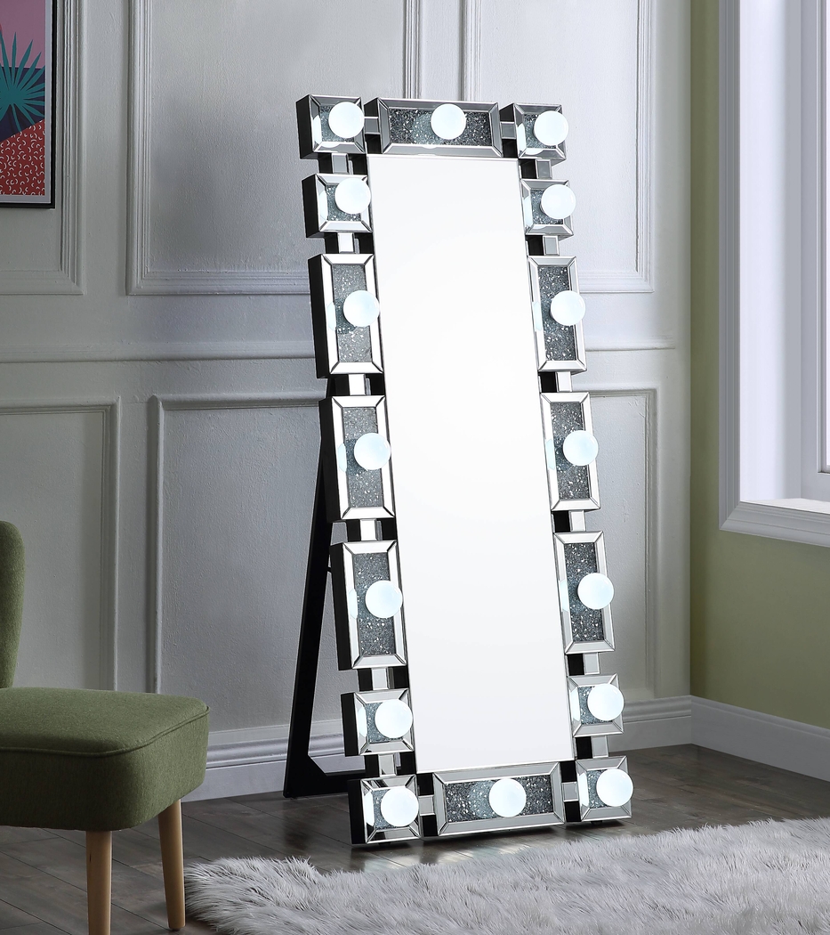 Boaires Silver Floor Mirror - Thumbnail - Image 2