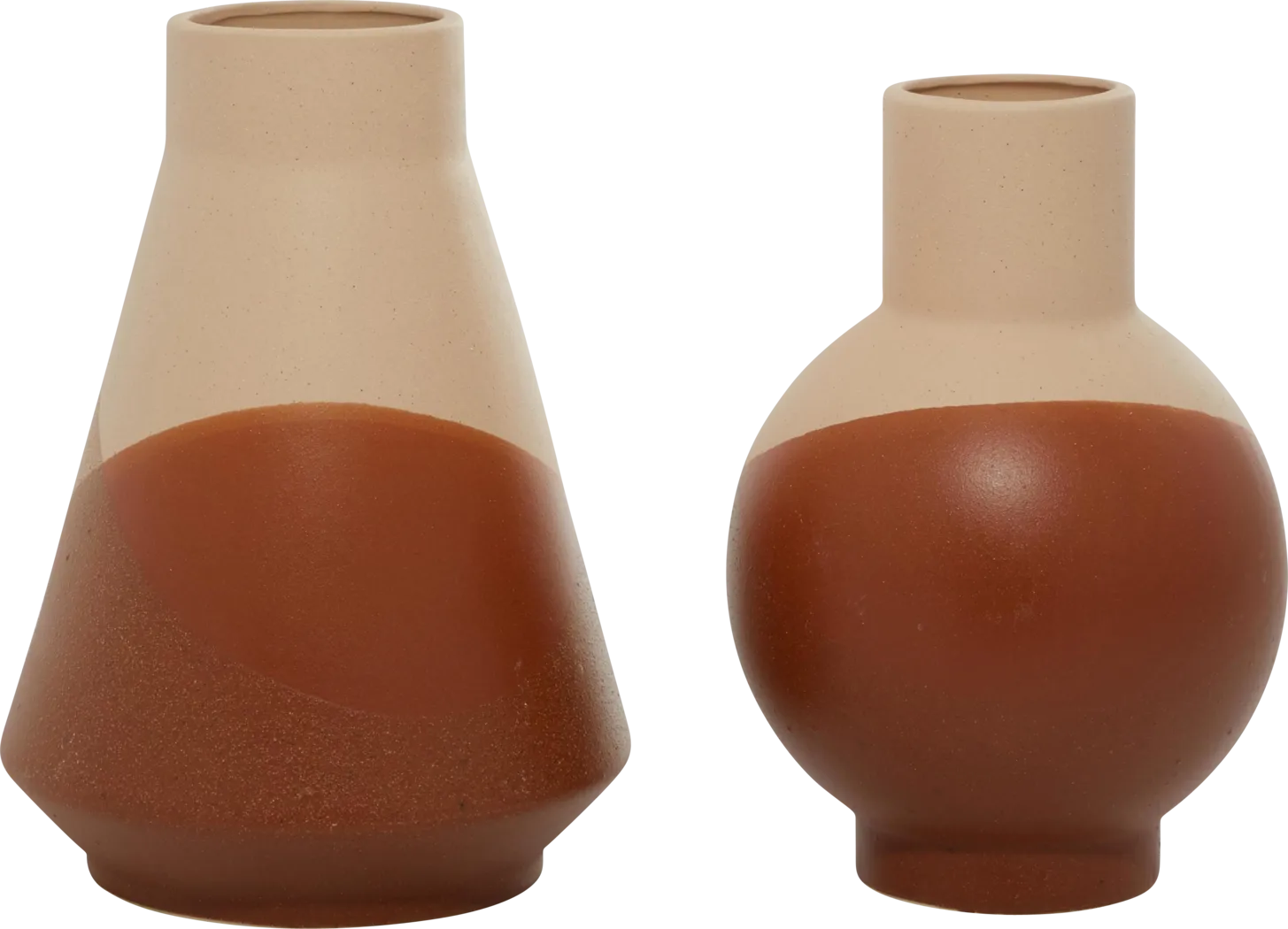 Boala Tan/Orange Vase, Set of 2 - Thumbnail - Image 7
