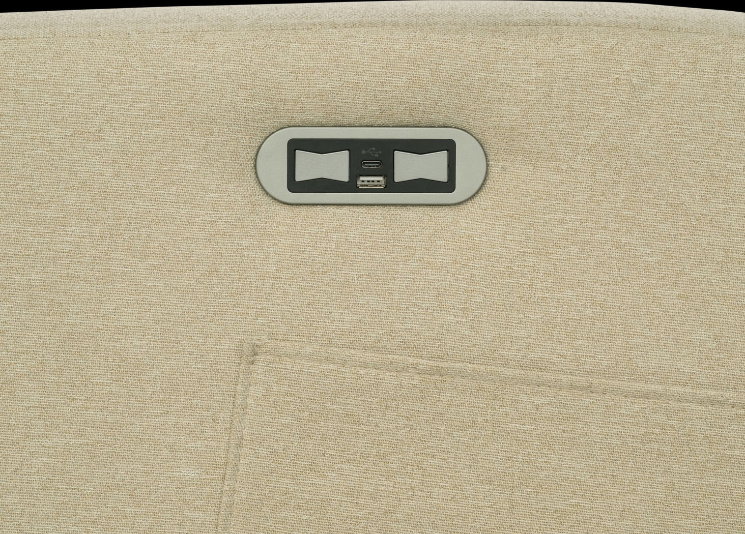 Boardew Beige Power Swivel Recliner - Thumbnail - Image 2