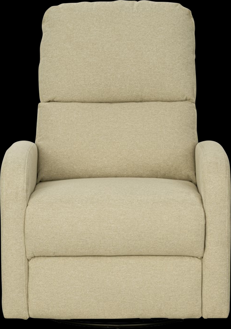 Boardew Beige Power Swivel Recliner - Thumbnail - Image 1