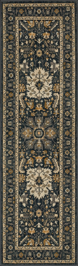 Bobby Berk Amara Blue 2'4 x 7'10 Runner Rug - Thumbnail - Image 1