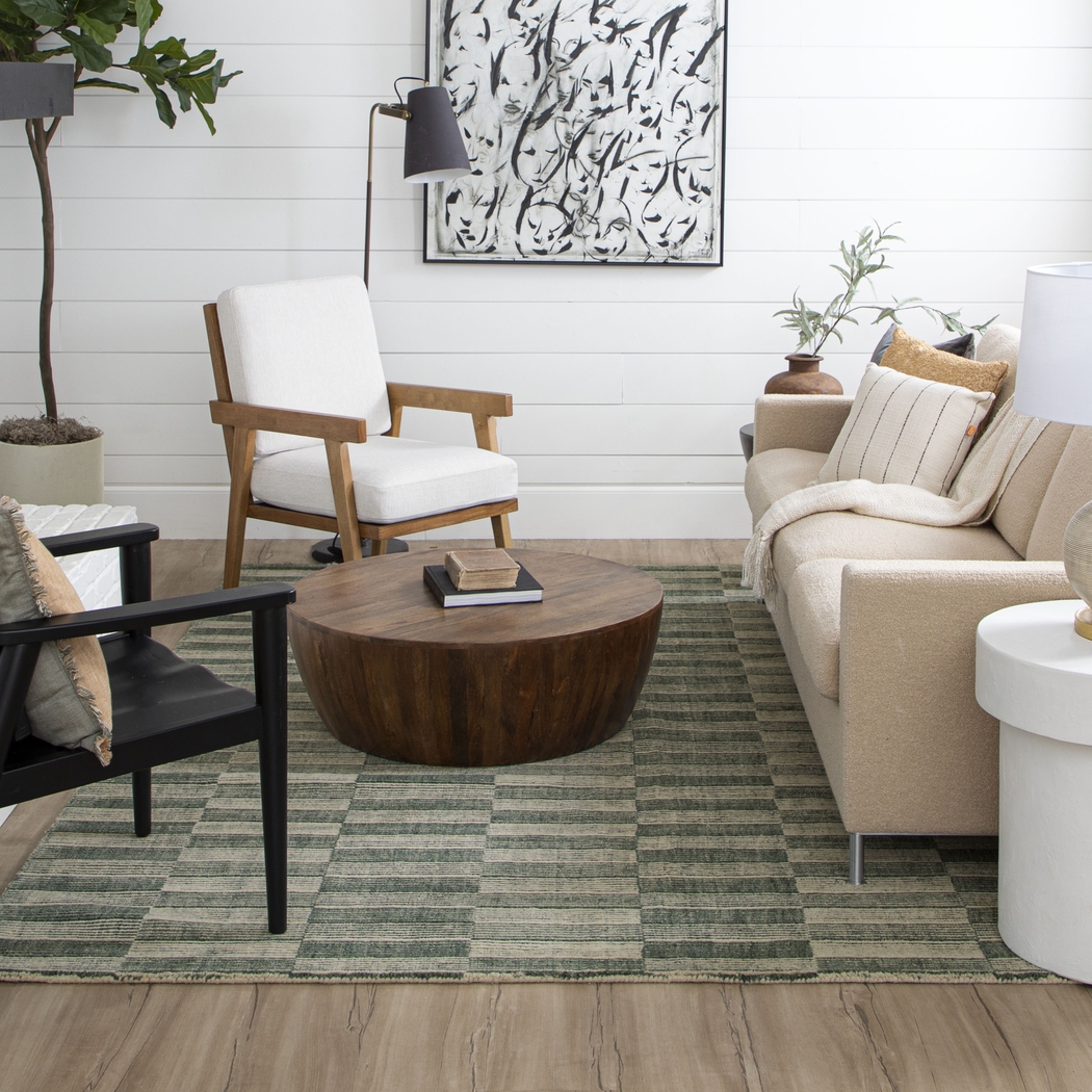 Bobby Berk Broken Stripe Blue 5' x 8' Rug - Thumbnail - Image 2