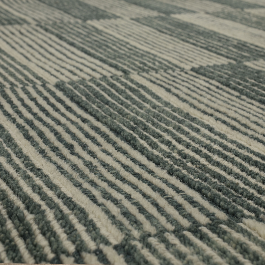 Bobby Berk Broken Stripe Blue 5' x 8' Rug - Thumbnail - Image 8